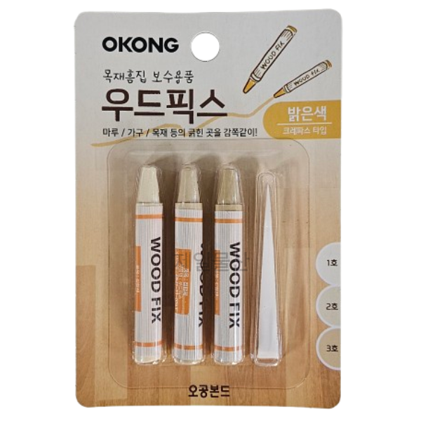 오공 우드픽스 밝은색 목재 흠집 본드