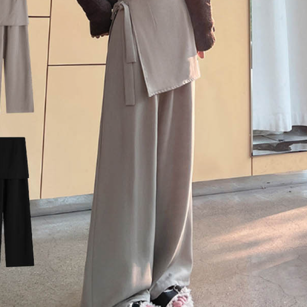 데일리 캐주얼 스타일 디자인 바지 패션 유니크한