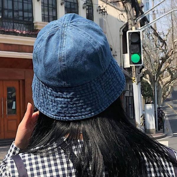 데님 캐주얼 디자인 데일리 스타일 사계절 벙거지