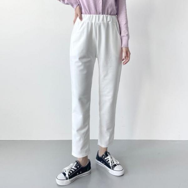 JB-1007281 여성 페드린 슬림 스판 일자 팬츠 3color