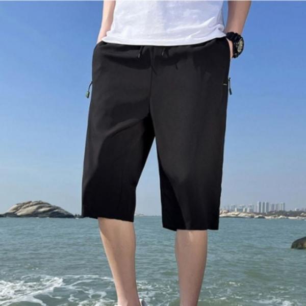 남성 시원한 여름 반바지 냉감 아이스 바지 5부 6부