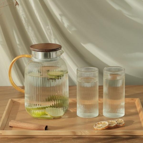 대용량 냉장고 물통 1.8L 컵 320ml 2p 세트 주방 식탁 물병 구성