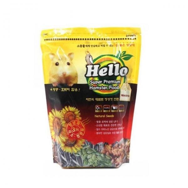 Hello 네츄럴씨드 프리미엄 해바라기씨 800g 소동물사료 설치류사료 기니피그사료 햄스터먹이 소동물주식