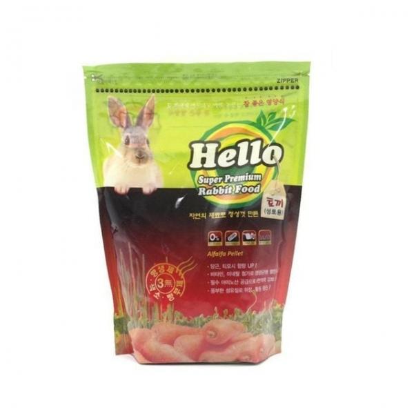 Hello 큰토끼 사료 프리미엄 성토용 1.1Kg 소동물사료 기니피그사료 어른토끼먹이 소동물주식 성토용