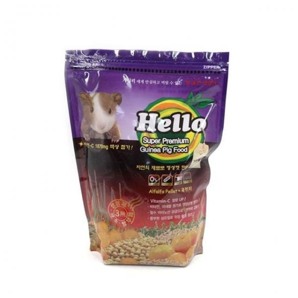 Hello 프리미엄 기니피그 사료 1.1Kg 소동물사료 기니픽사료 설치류사료 소동물주식 성토용
