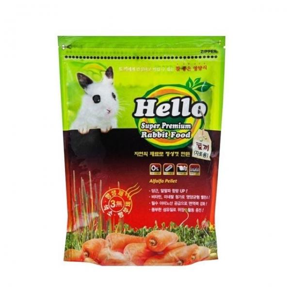 Hello 어린토끼용 사료 프리미엄 자토용 1.1Kg 어린토끼 소동물사료 용품 자토 토끼사료