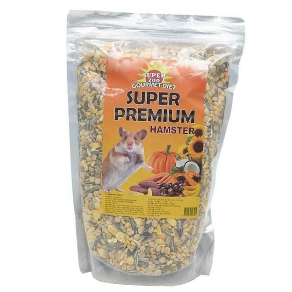 슈퍼주 프리미엄 햄스터 배합사료 1.2kg 먹이 밥 사료 이갈이 영양