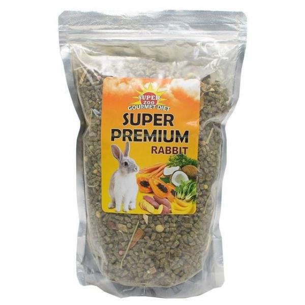 슈퍼주 프리미엄 토끼 펠렛사료 1.2kg 먹이 밥 간식 이갈이 영양