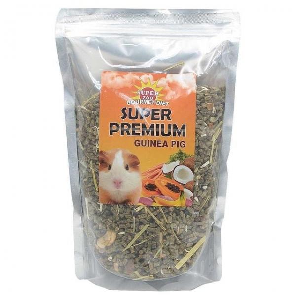 슈퍼주 프리미엄 기니피그 펠렛 사료 1.2kg 알팔파 먹이 밥 간식 영양