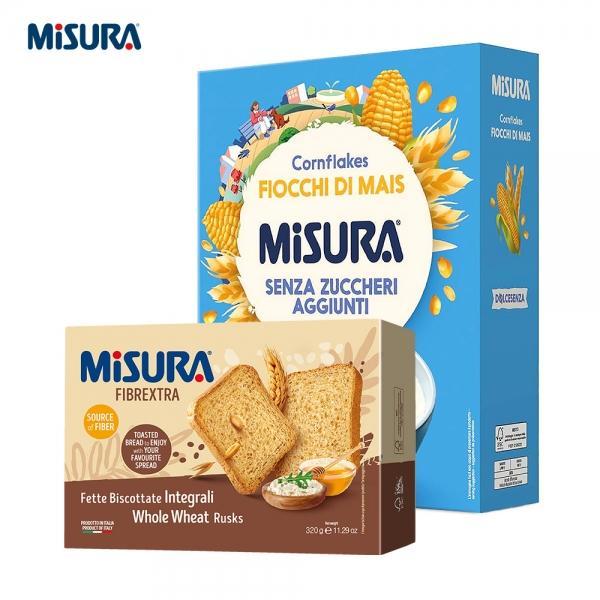 미주라 돌체센자 콘플레이크 350g 1박스+ 미주라 토스트비스켓 320g 1박스