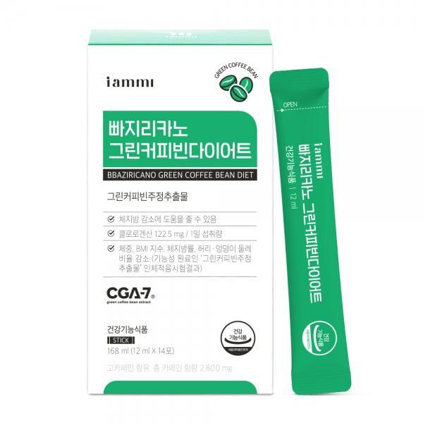 휴럼 아이엠미 빠지리카노 그린커피빈 다이어트 12ml 14포 1박스 주정추출물 커피추출액