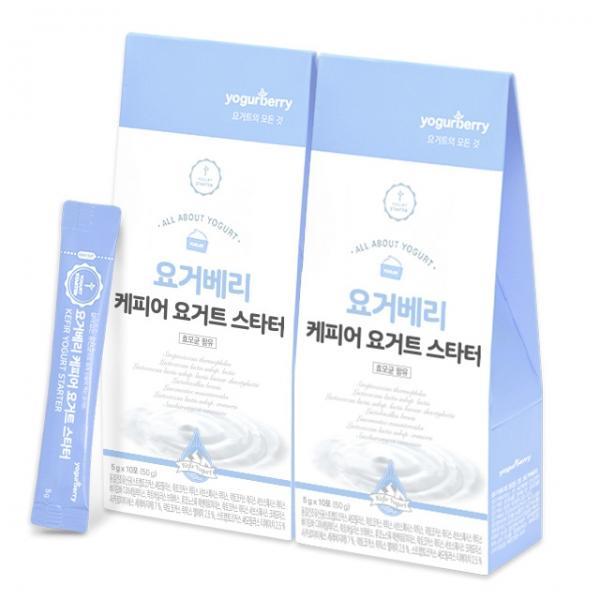 요거베리 케피어 유산균 스타터 티벳버섯 효모 유산균 종균 20포