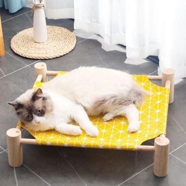 원목 반려동물 해먹 강아지 고양이 해먹 침대 애묘