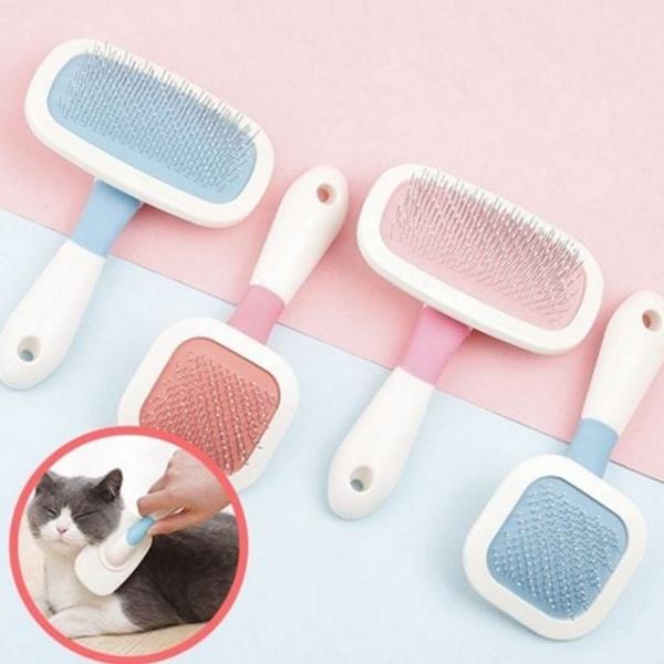 자동 반려동물 회전 브러쉬 고양이 강아지 회전 브러쉬 소형견 털갈이