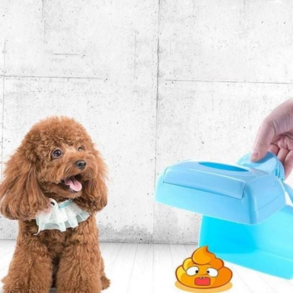 휴대용 강아지 배변 집게 반려견 강아지 배변 봉투 산책용 처리