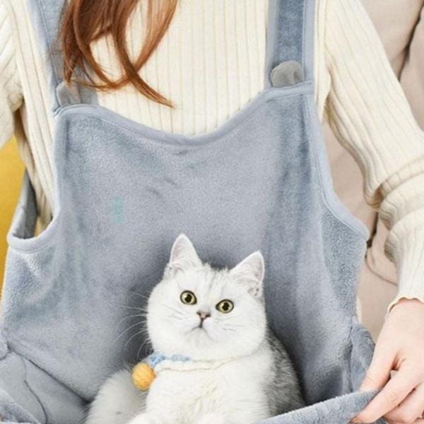 안는 고양이 그루밍 앞치마 이동 강아지 털 빠짐 앞치마