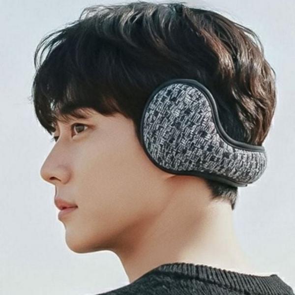 방한 겨울 귀마개 퀼팅 니트 귀마개 남녀공용 따뜻한 데일리