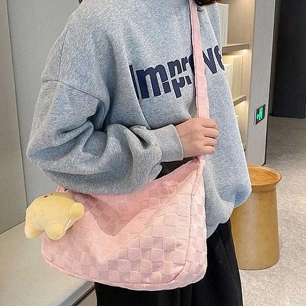 가벼운 여자 숄더백 캐주얼 여성 숄더백 미니 마트 외출 여행