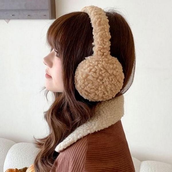 따뜻한 겨울 귀마개 뽀글이 겨울 귀도리 방한용 헤어밴드