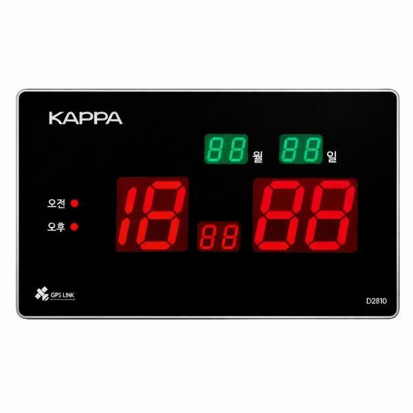 카파 LED 디지털 벽시계 D2810 전파자동수신