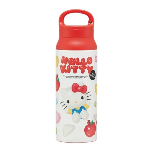 퍼피 벌룬 카라비너 핸들 스텐 보틀 600ml