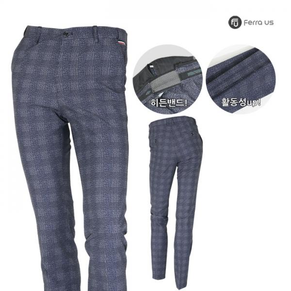 페라어스 남성 히든밴드 그리드 골프 바지 CPLU3026S1