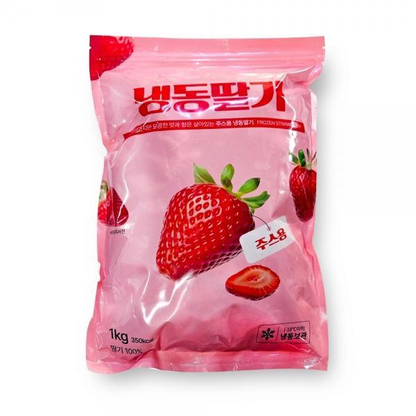쥬스용 무가당 냉동딸기 1kgX10봉