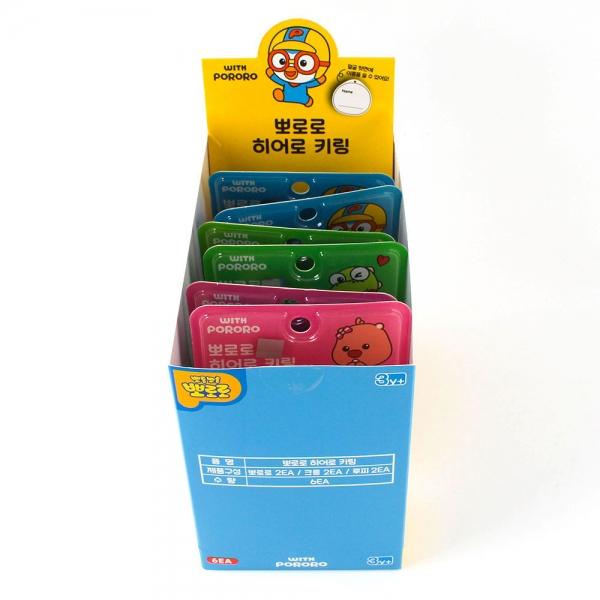 612D] 8000 뽀로로 히어로 키링 (6개세트)