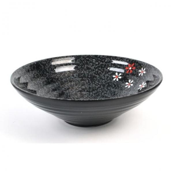 단풍잎 디자인 유광 우동 라면 그릇 DS-6397