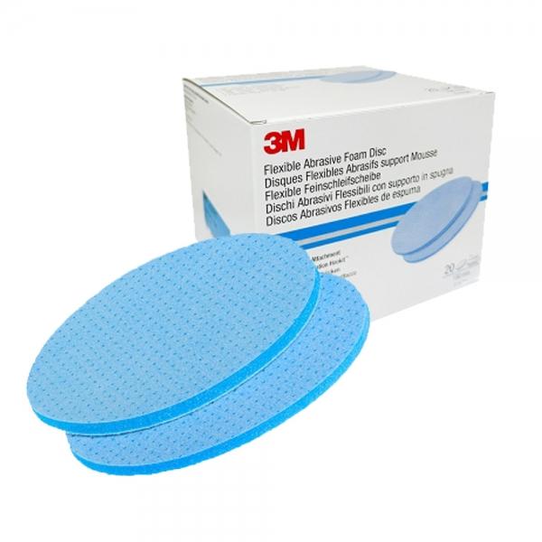 3M 후킷 플렉시블 폼 샌딩 디스크 원형 125mm 20개입