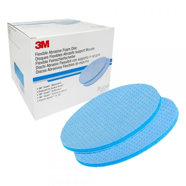 3M 후킷 플렉시블 폼 샌딩 디스크 원형 150mm 20개입
