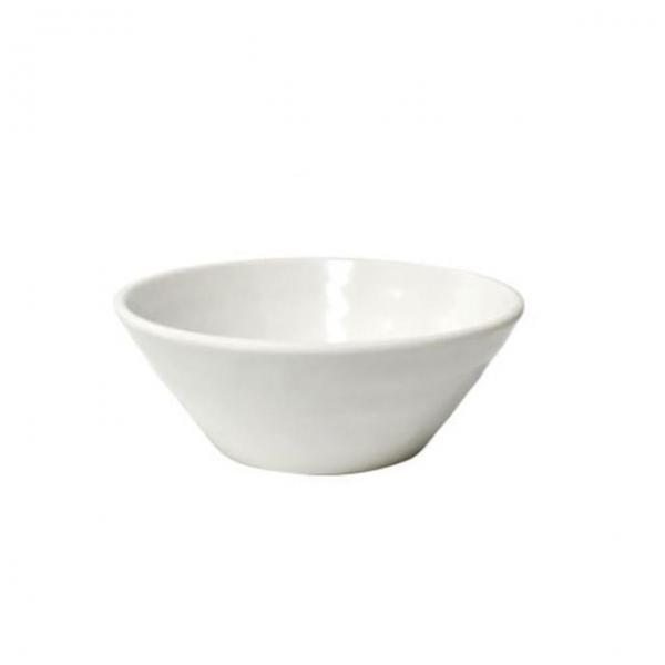 식당 뷔페 급식용 멜라민 화이트 면기 2호
