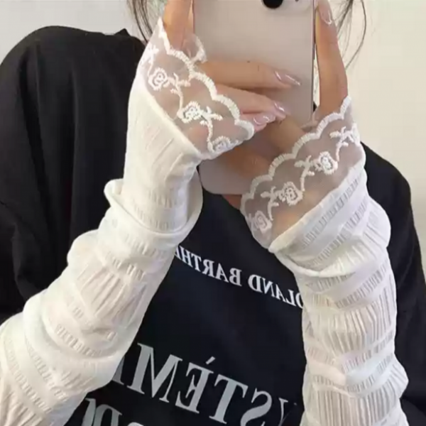 [1+1] 여성 레이스 쿨 토시 운전 패션 여름 팔토시
