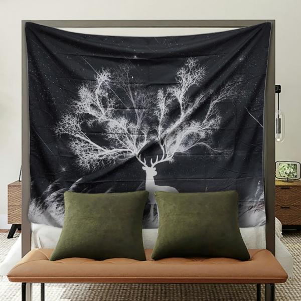 대형 패브릭 포스터 사슴 M