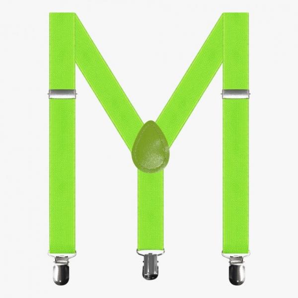 컬러 멜빵 어린이용 연두