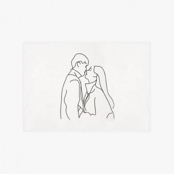 대형 패브릭 포스터 허그 S