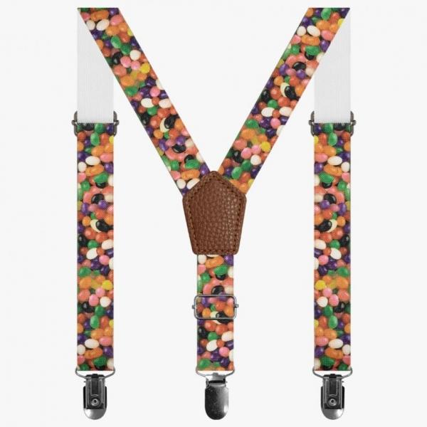 패턴 어린이 멜빵 젤리