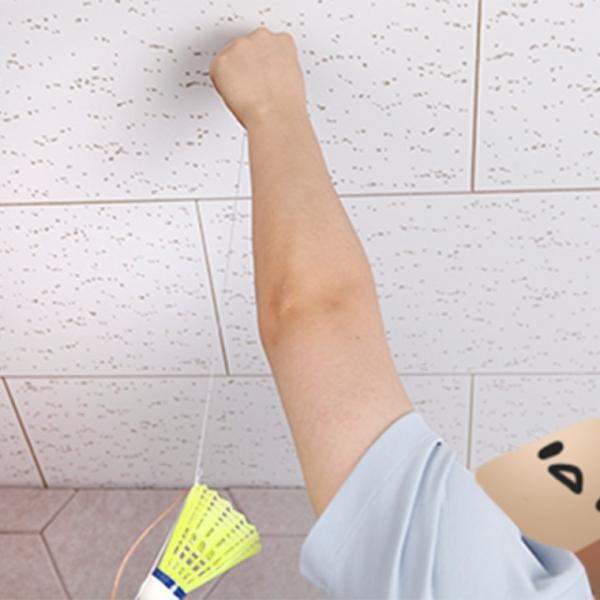 LED 셔틀콕 혼자 배드민턴 스윙 연습기 집에서