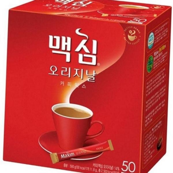 50개 믹스 봉지 인스턴트 커피 설탕 간편한