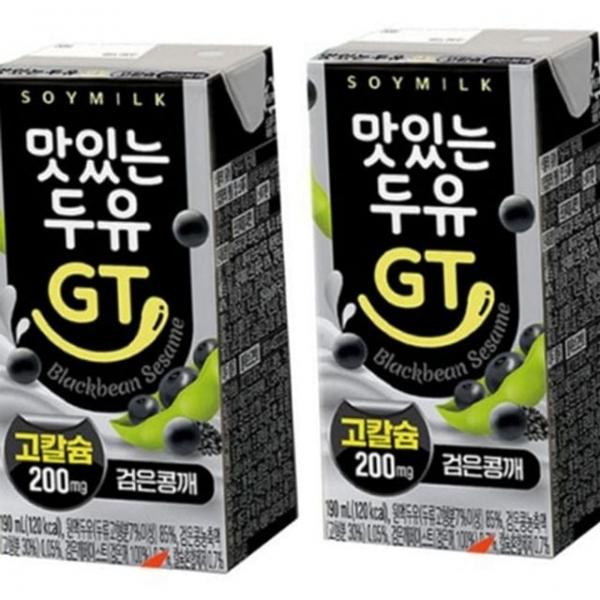 식물성 건강 검은콩 온가족 고슘 190ml 두유 깨