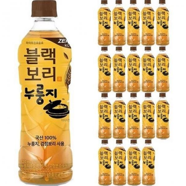 맛 음료 제로 20 차 누룽지 520ml 블랙보리