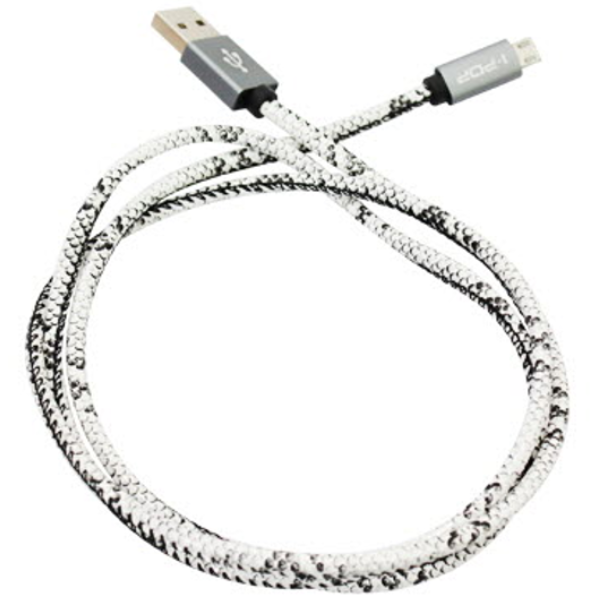 카렉스 아이팝 코브라 케이블 마이크로 5핀 꼬임방지 usb 고속 충전 핸드폰