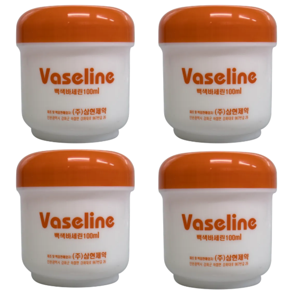 삼현제약 백색 바세린 무향 100ml 4개 보습 수분
