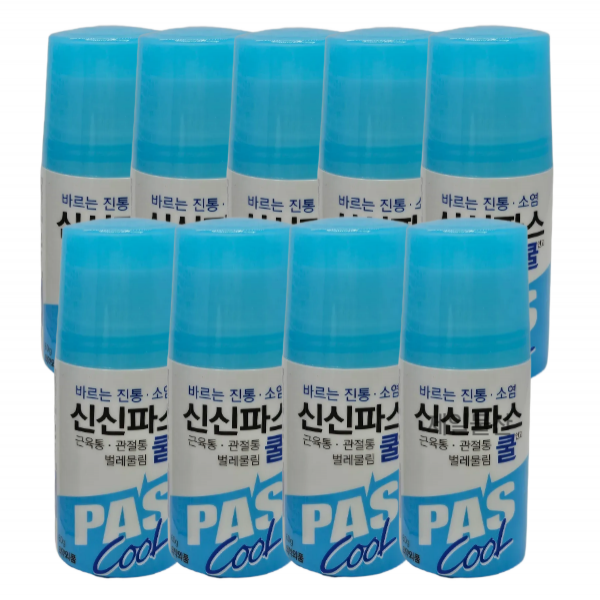 신신파스 바르는 쿨 9개 파프 벌레물림 연고 진통 소염