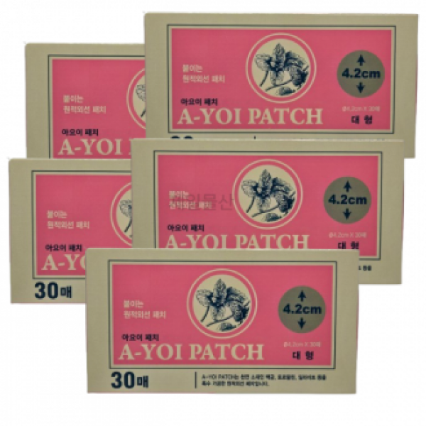 아요이 자석패치 30매 어깨 허리 자극완화 패치 30매 5개