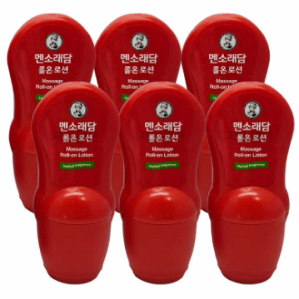 맨소래담 핫 롤온 로션 50ml 바르는 릴렉싱 6개