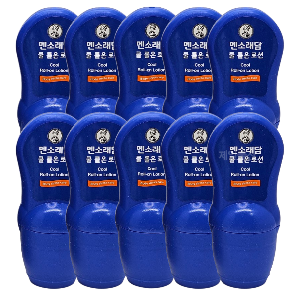 맨소래담로션 롤온 쿨 50ml 바르는 파스 10개