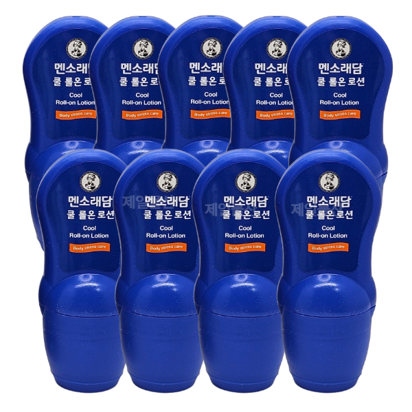 맨소래담로션 롤온 쿨 50ml 바르는 파스 9개