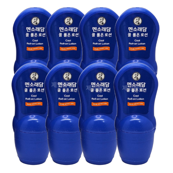 맨소래담로션 롤온 쿨 50ml 바르는 파스 8개