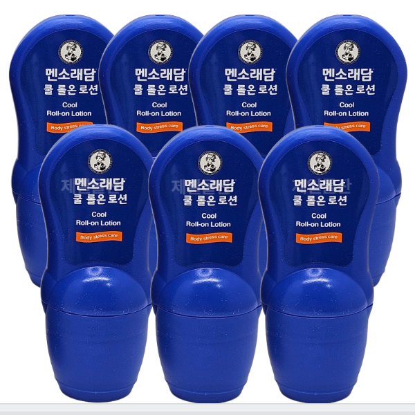 맨소래담로션 롤온 쿨 50ml 바르는 파스 7개